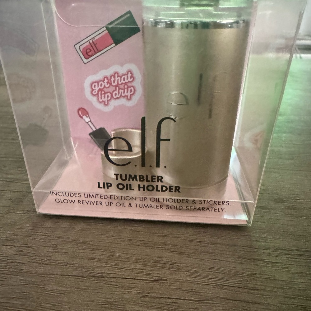 ELF Silver Tumbler Lip Oil Holder